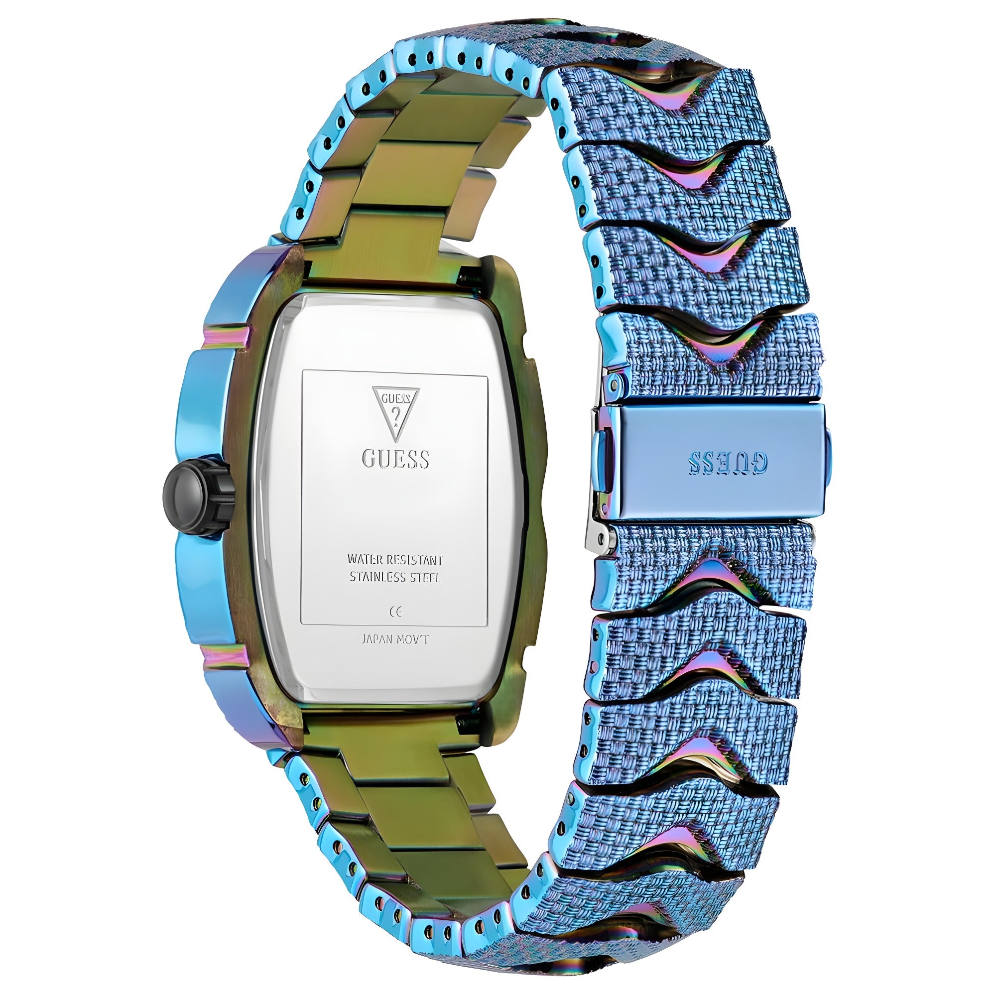 Guess Blue Stainless Steel Bracelet Watch