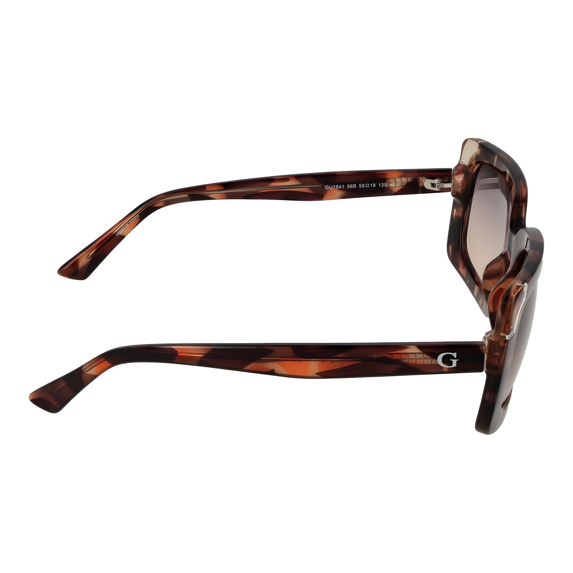 Guess Brown Rectangle Sunglasses