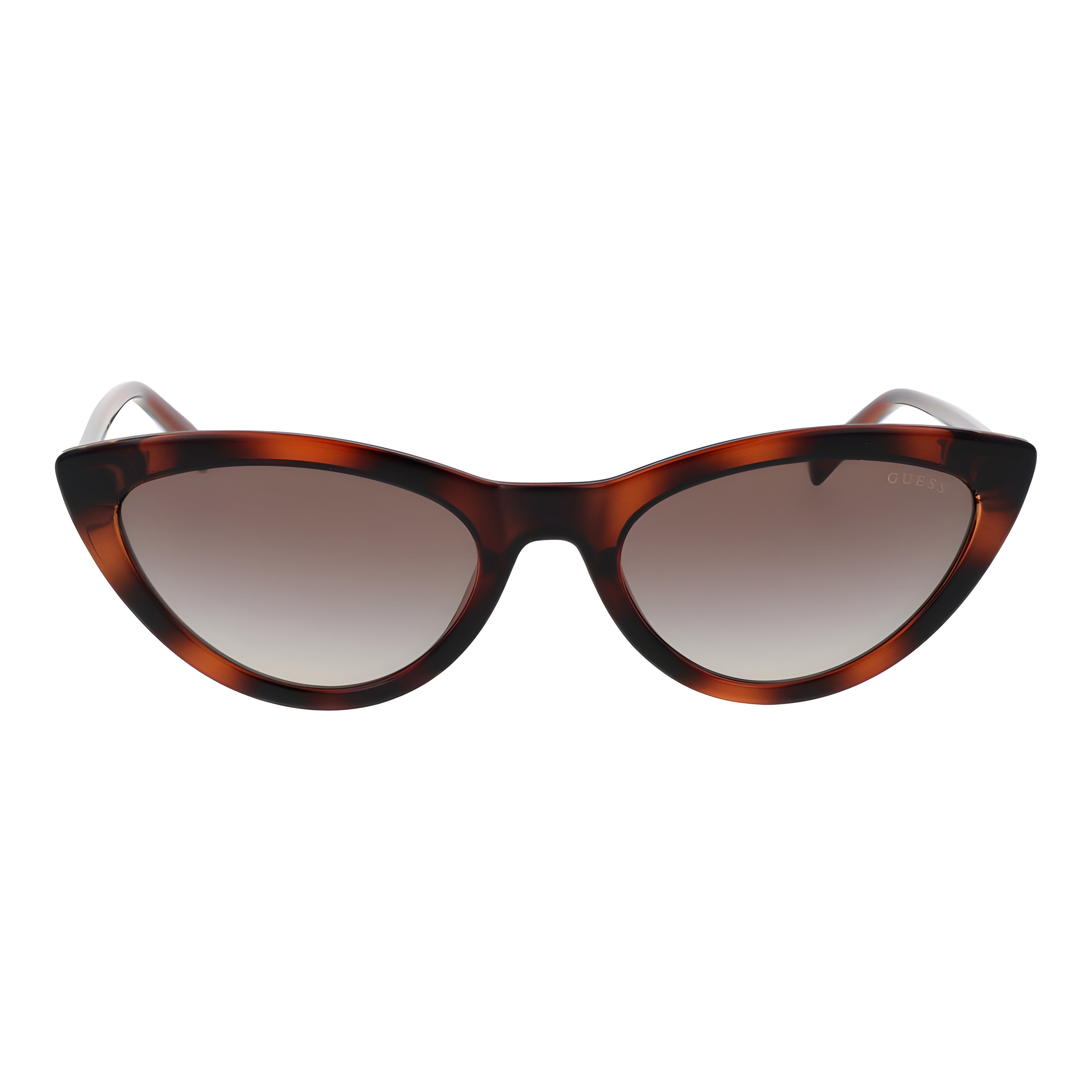 Lunettes de soleil en plastique marron Guess