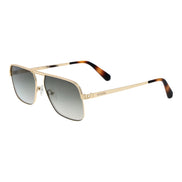 Guess Gold Mirrored Square Sunglasses