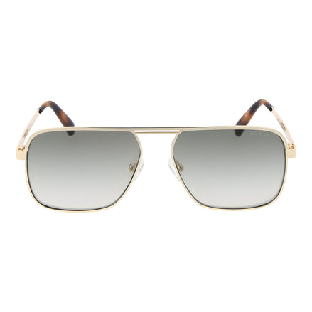 Guess Gold Mirrored Square Sunglasses
