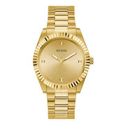 Guess Gold Stainless Steel Dress Watch