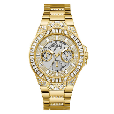 Guess Gold Stainless Steel Dress Watch