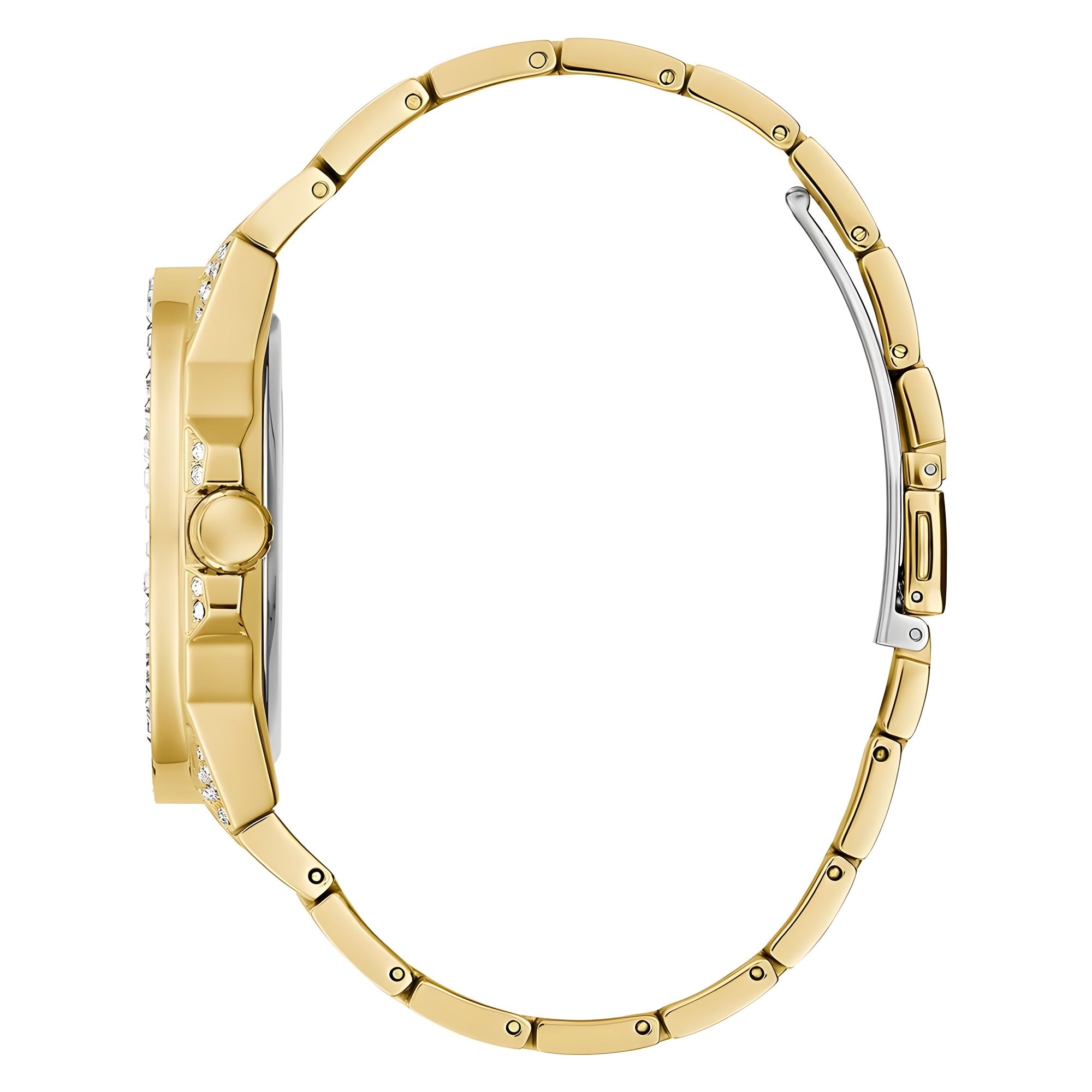 Guess Gold Stainless Steel Dress Watch