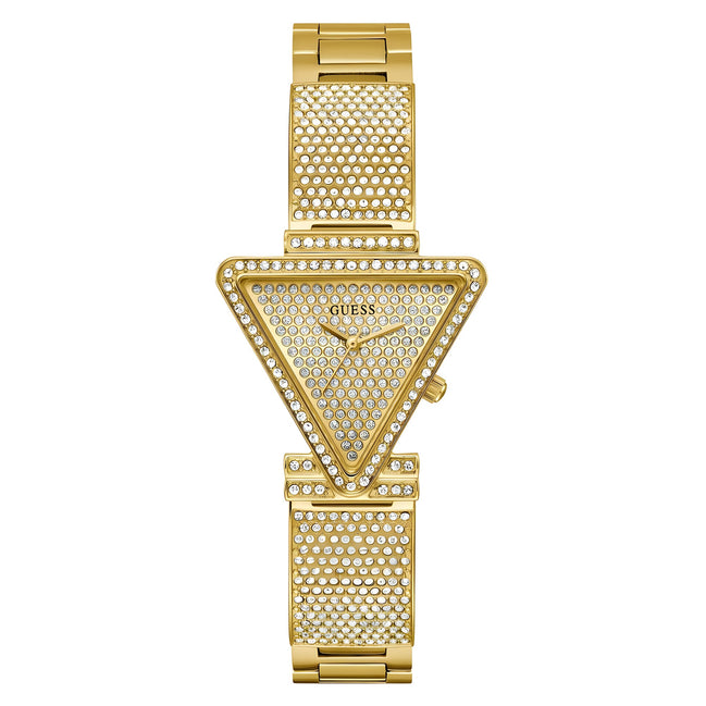 Guess Gold Stainless Steel Dress Watch