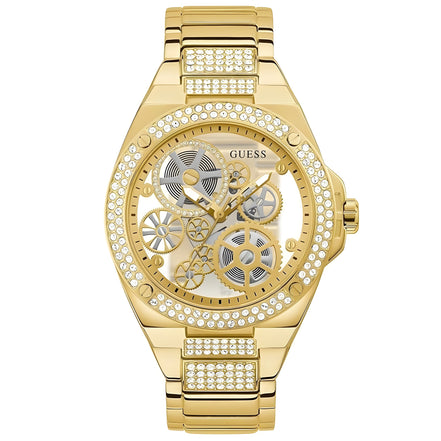 Guess Gold Stainless Steel Dress Watch
