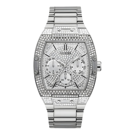 Guess Gray Stainless Steel Dress Watch
