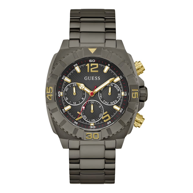 Guess Gray Stainless Steel Dress Watch