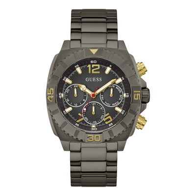 Guess Gray Stainless Steel Dress Watch