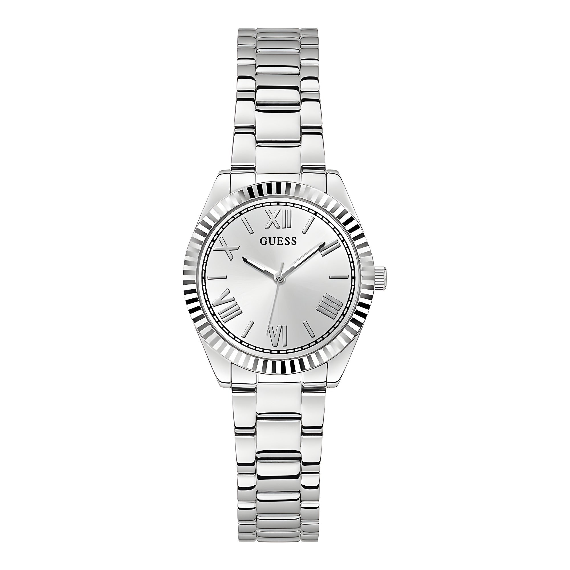 Guess Gray Stainless Steel Dress Watch
