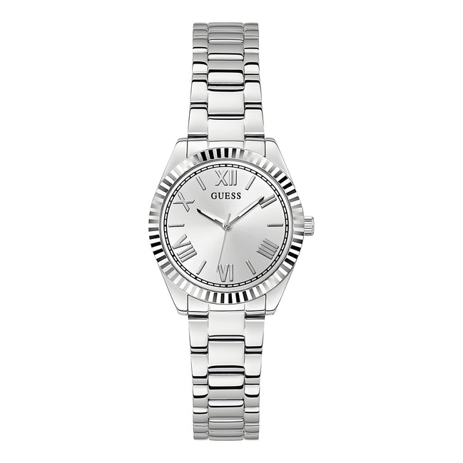 Guess Gray Stainless Steel Dress Watch