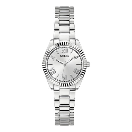 Guess Gray Stainless Steel Dress Watch