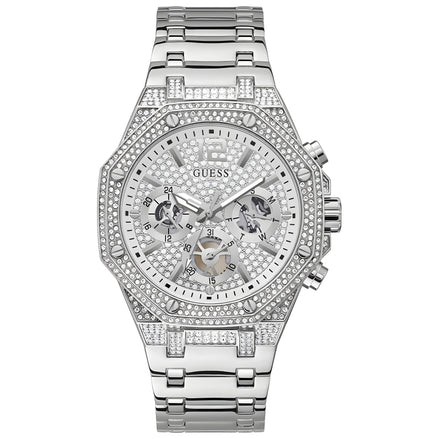 Guess Gray Stainless Steel Dress Watch