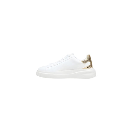 Guess White Leather Low Top Sneakers