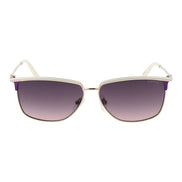 Lunettes de Soleil Guess en Métal Blanc
