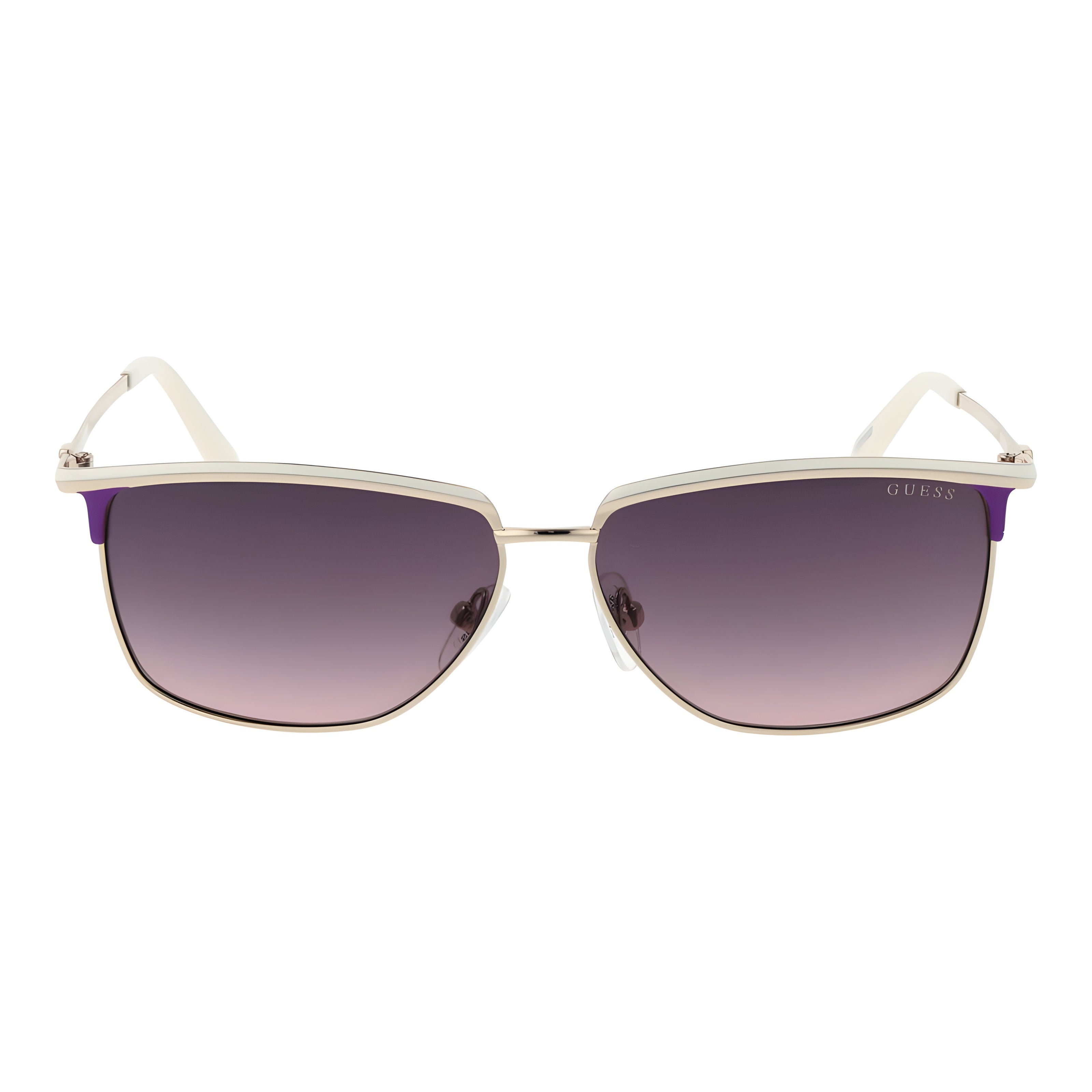 Lunettes de Soleil Guess en Métal Blanc
