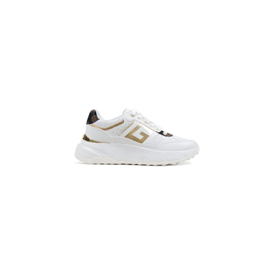 Guess White Polyurethane Chunky Sneakers