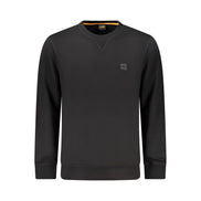 Hugo Boss Black Cotton Men Sweater