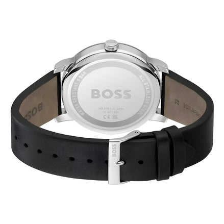 Hugo Boss Black Leather Dress Watch
