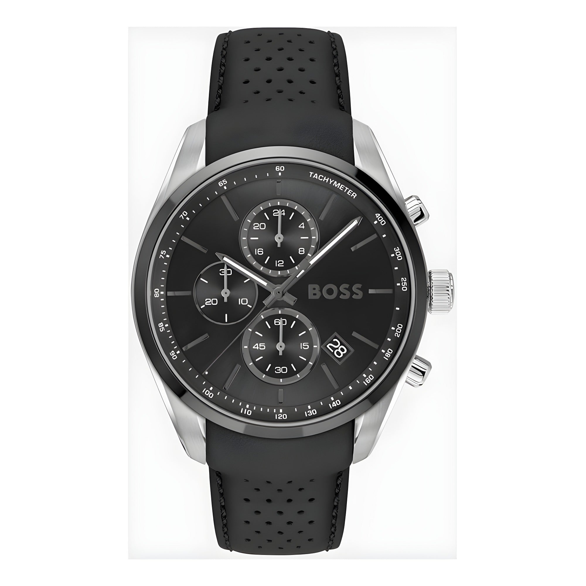 Hugo Boss Black Leather Dress Watch