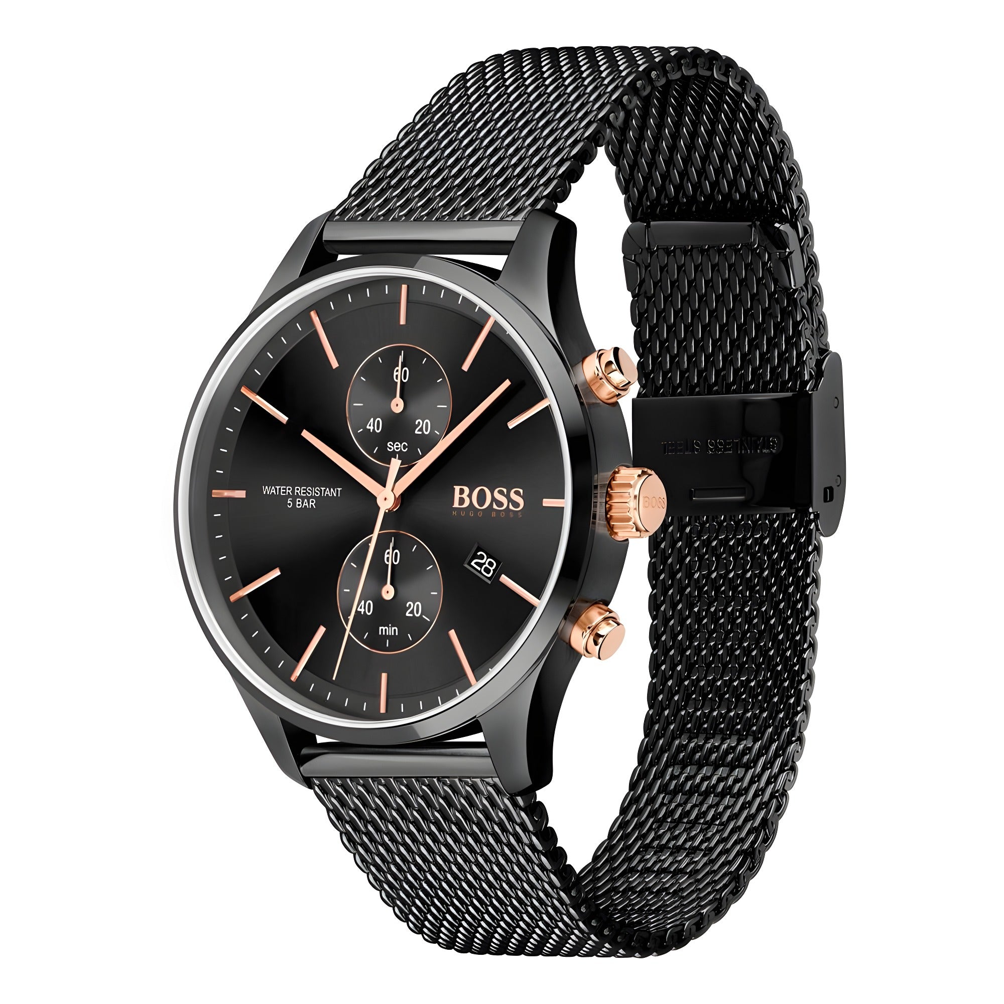 Hugo Boss Black Stainless Steel Dress Watch