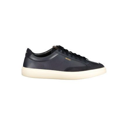 Hugo Boss Blue Leather Men's Sneakers