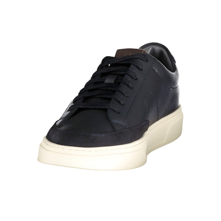 Hugo Boss Blue Leather Men's Sneakers