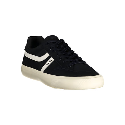 Hugo Boss Blue Polyurethane Men's Sneaker
