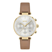 Hugo Boss Brown Leather Dress Watch