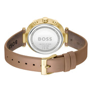 Hugo Boss Brown Leather Dress Watch