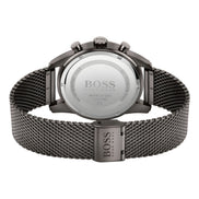 Hugo Boss Gray Stainless Steel Dress Watch