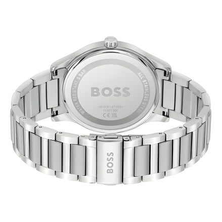 Hugo Boss Gray Stainless Steel Dress Watch