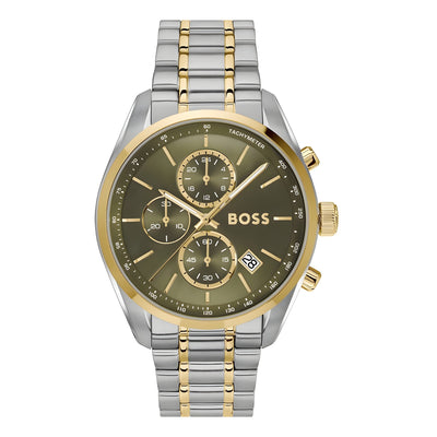 Hugo Boss Gray Stainless Steel Dress Watch