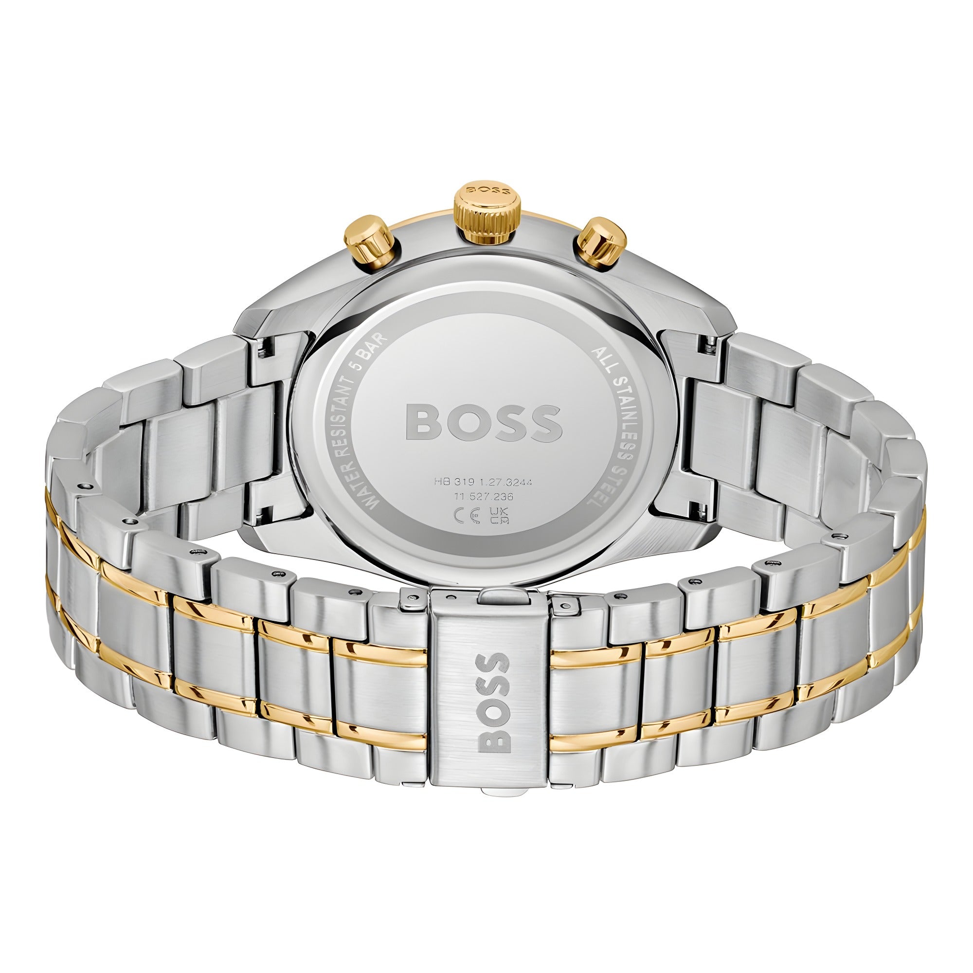 Hugo Boss Gray Stainless Steel Dress Watch