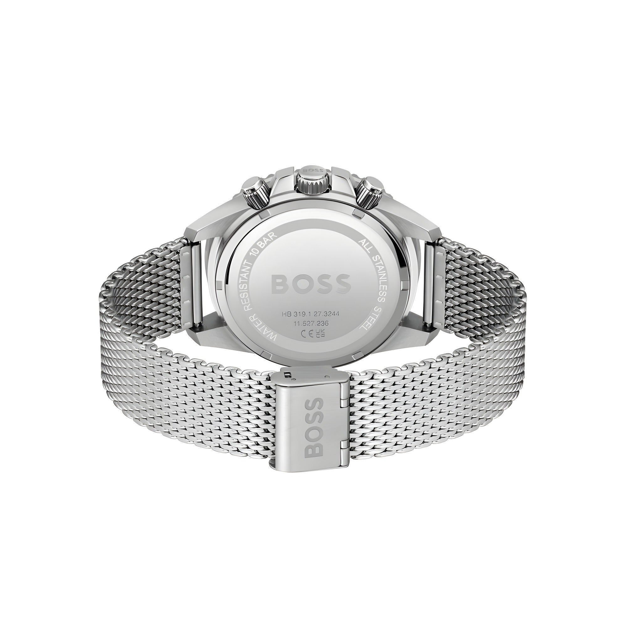 Hugo Boss Grey Stainless Steel Dress Watch