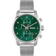 Hugo Boss Silver Stainless Steel Dress Watch