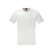 Hugo Boss White Cotton Men T-Shirt