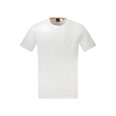 Hugo Boss White Cotton Men T-Shirt
