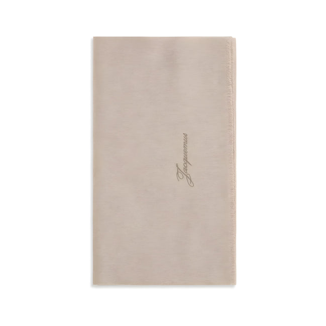 Jacquemus Beige Wool Scarf