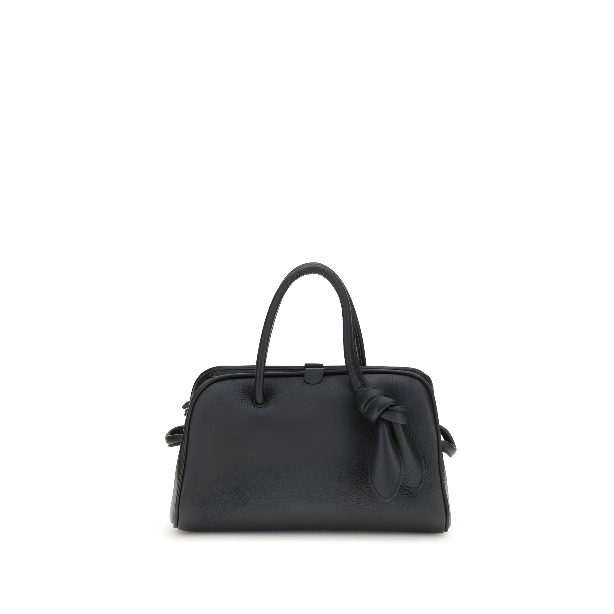 Jacquemus Black Calf Leather Le Petit Turismo Handbag
