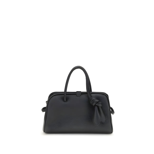 Jacquemus Black Calf Leather Le Petit Turismo Handbag