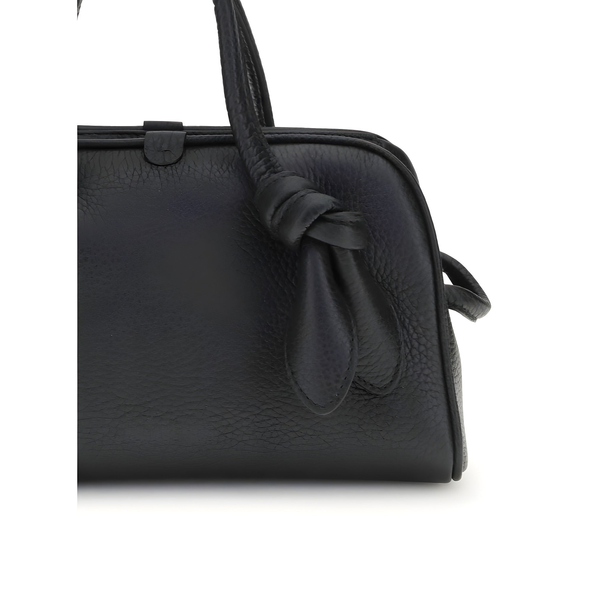 Jacquemus Black Calf Leather Le Petit Turismo Handbag