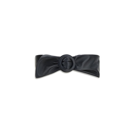 Jacquemus Black Calf Leather High-Waist Belt