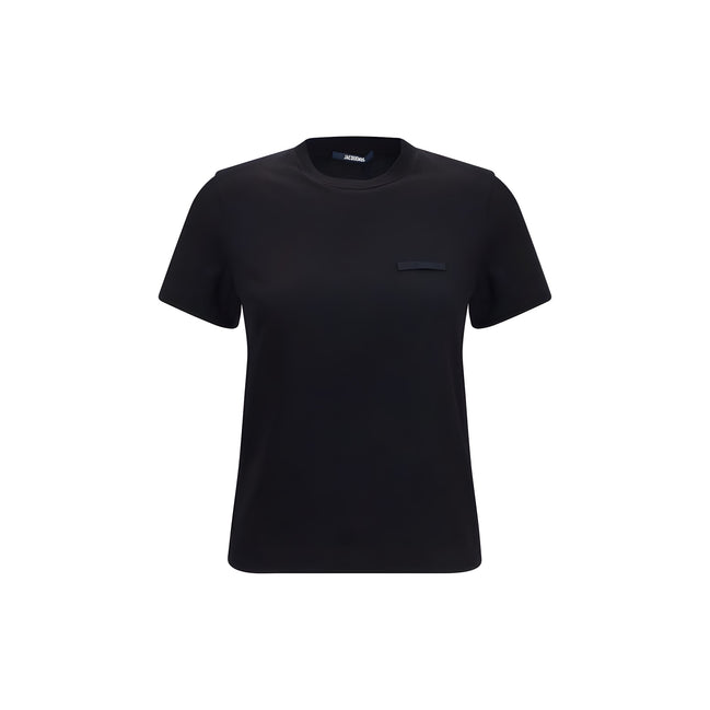 Jacquemus Black Cotton T-Shirt