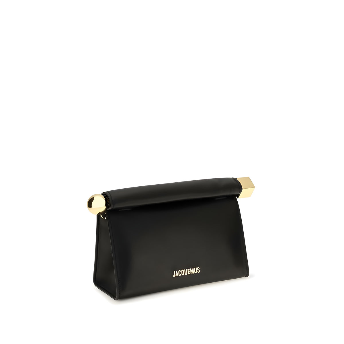 Jacquemus Black Lambskin Clutch Bag