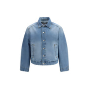Jacquemus Blue Polyamide Denim Jacket