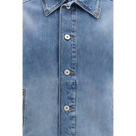Jacquemus Blue Polyamide Denim Jacket