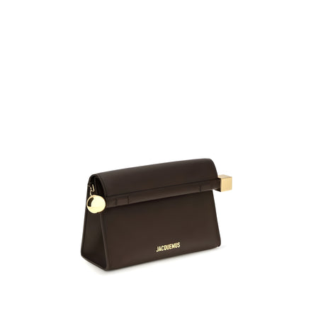 Jacquemus Brown Lambskin Clutch Bag