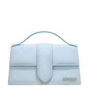 Jacquemus Pale blue Leather Le Grand Bambino Handbag