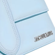 Jacquemus Pale blue Leather Le Grand Bambino Handbag